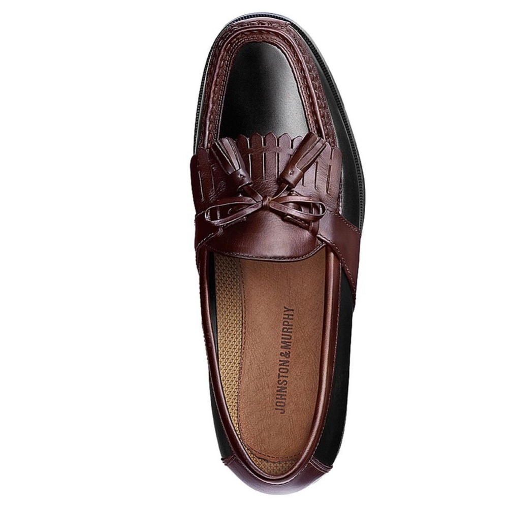NEW Johnston & Murphy Aragon II Kiltie Tassel Men’s Leather Loafer Sz 12 $135